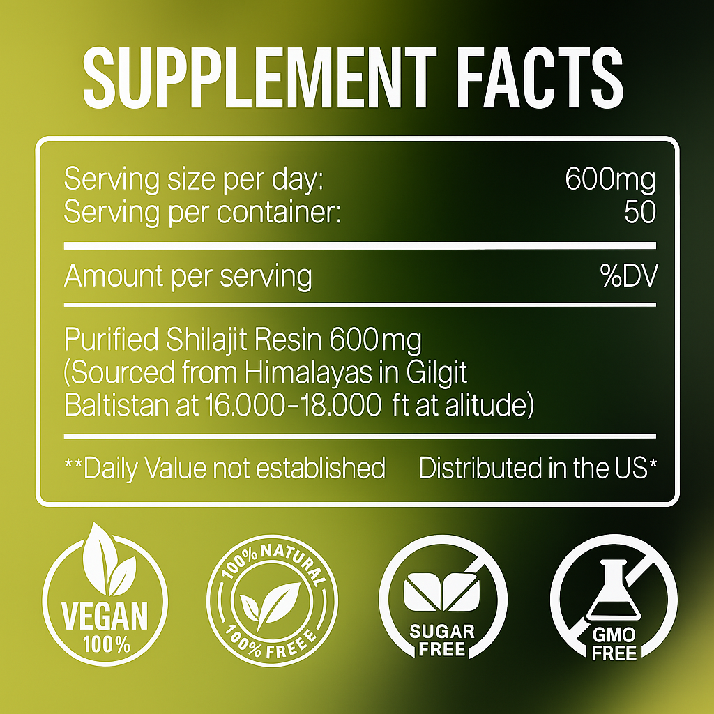 Flufsy™ Pure Shilajit Resin