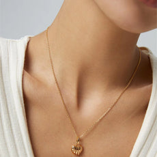 Simple Love Three-Dimensional Hollow Necklace