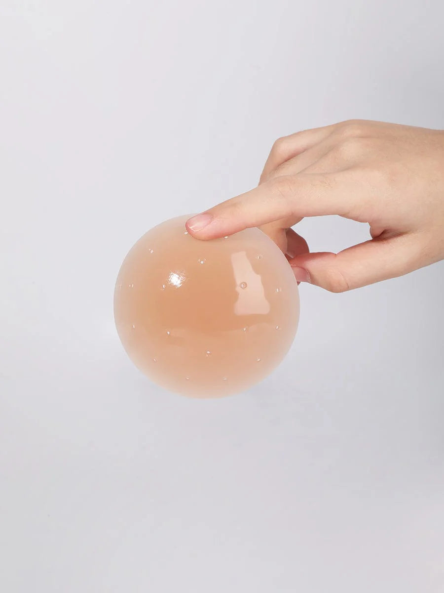  No-Show Adhesive Reusable Nipple Covers for Strapless Dress