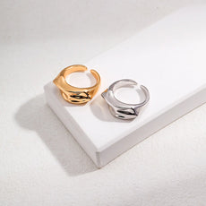 Timeless Polished Style Open Ring
