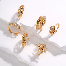 Minimalist Grey Moonstone Ring