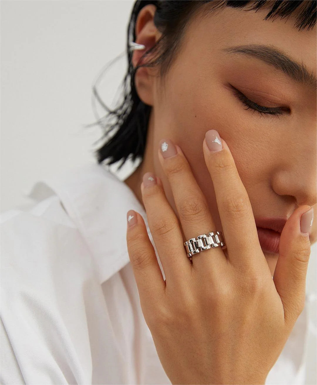 Watch Band Link Ring