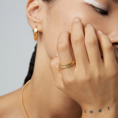 Grid Daily Open Ring