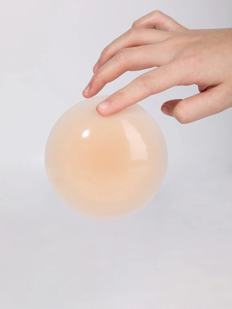  No-Show Adhesive Reusable Nipple Covers for Strapless Dress