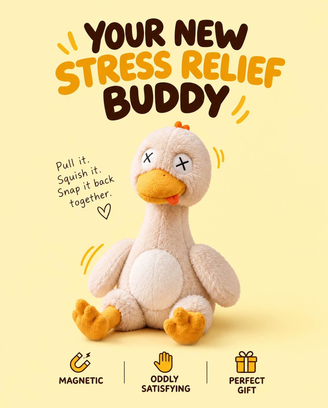 Flufsy™ Stress Relief Duck