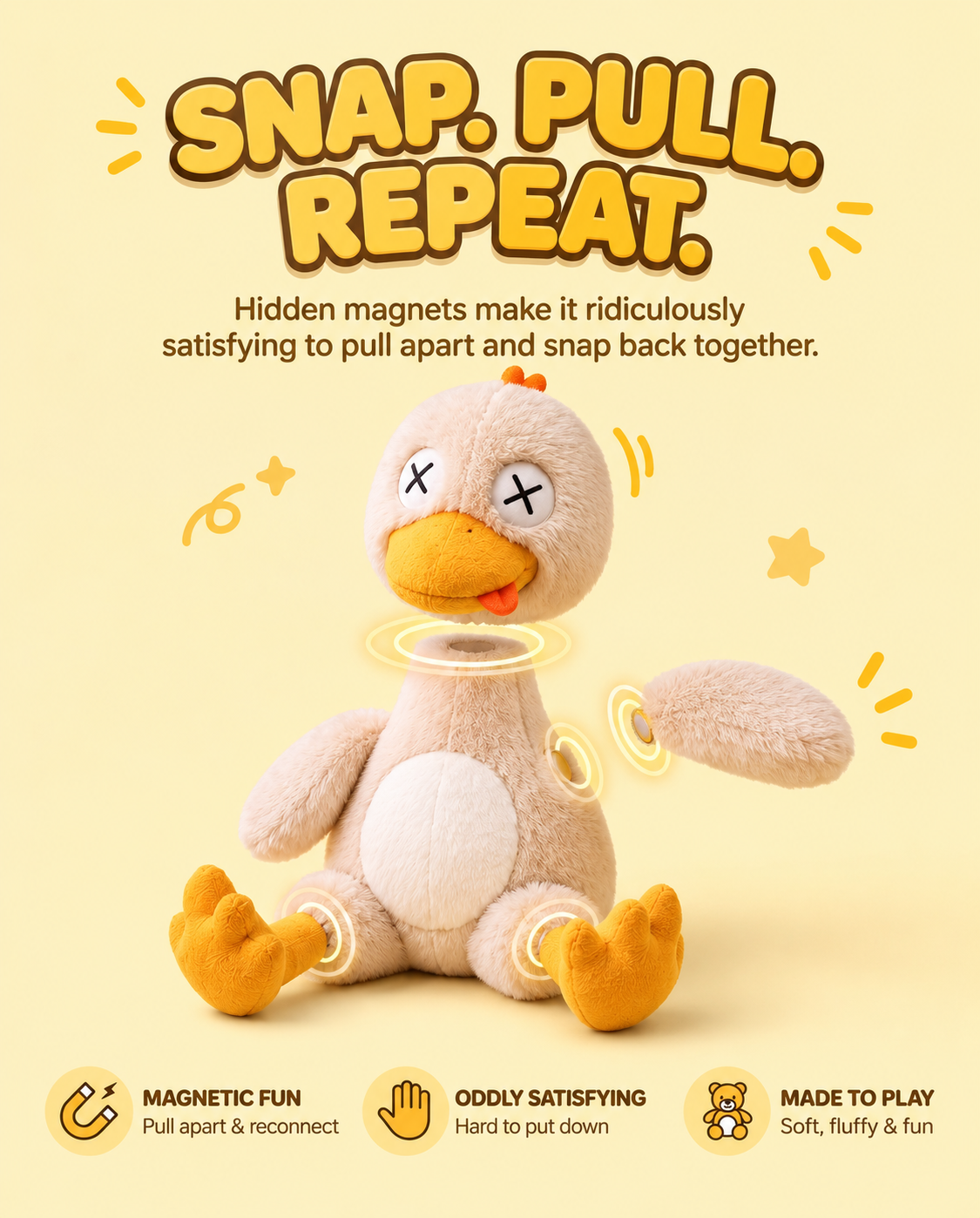 Flufsy™ Stress Relief Duck