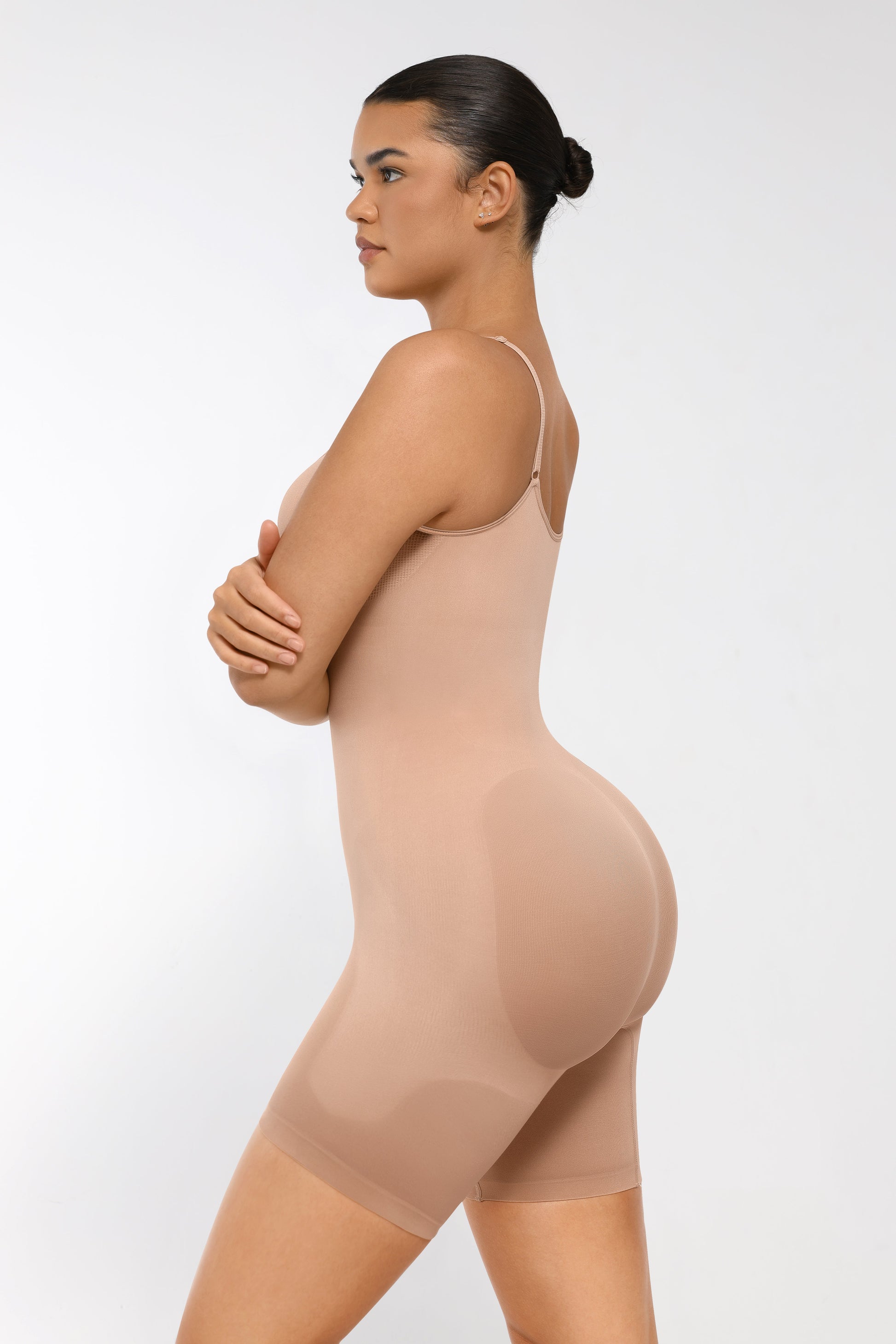 Wholesale Seamless Sculpt Mid-Thigh Butt Lifter Full Body Shaper