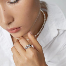 Minimalist Zircon Stacking Ring