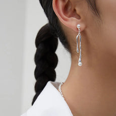 Helene Ocean Asymmetrical Earrings