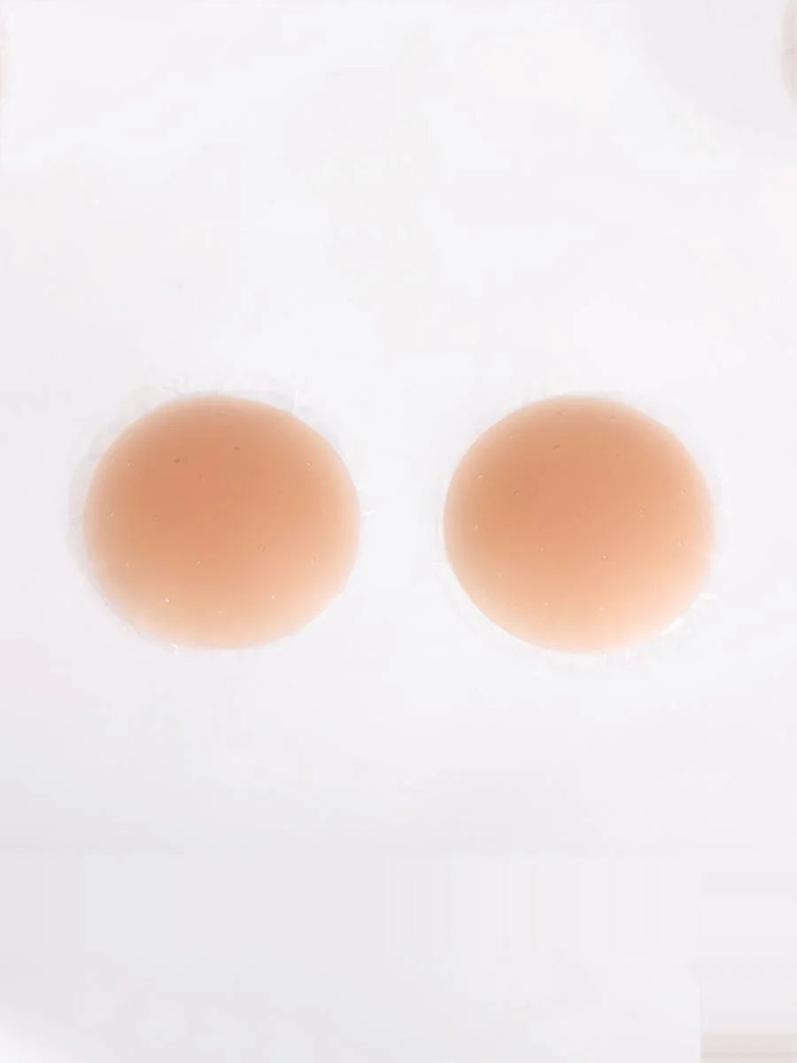  No-Show Adhesive Reusable Nipple Covers for Strapless Dress