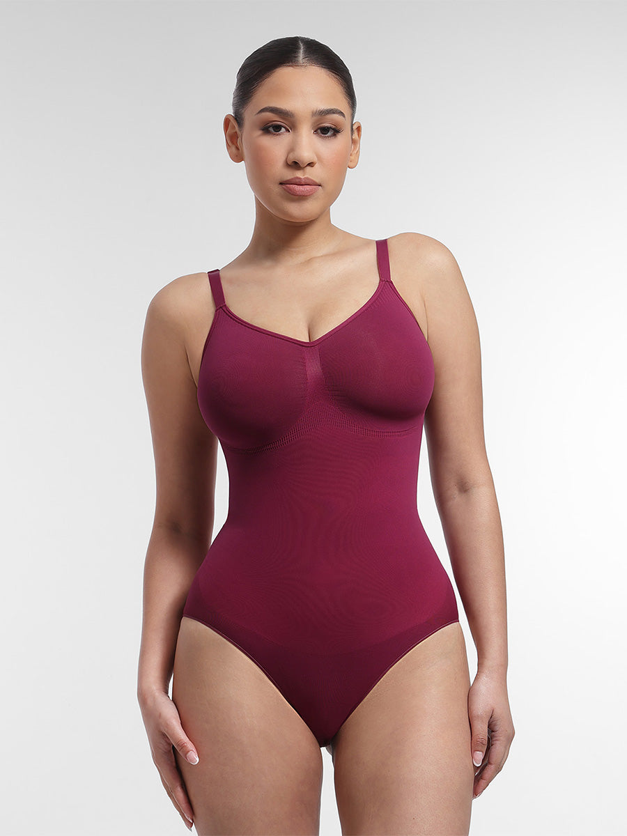  Seamless Chest Support Waist Control Shapewear Bodysuit