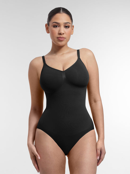  Seamless Chest Support Waist Control Shapewear Bodysuit