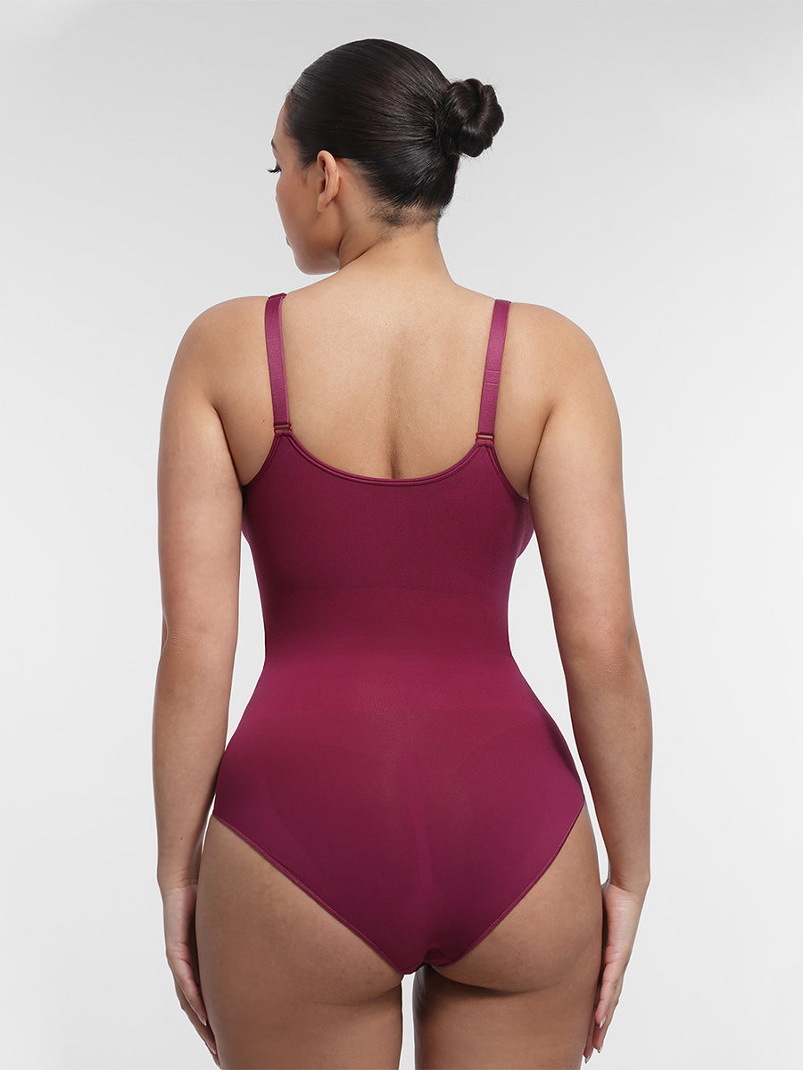  Seamless Chest Support Waist Control Shapewear Bodysuit