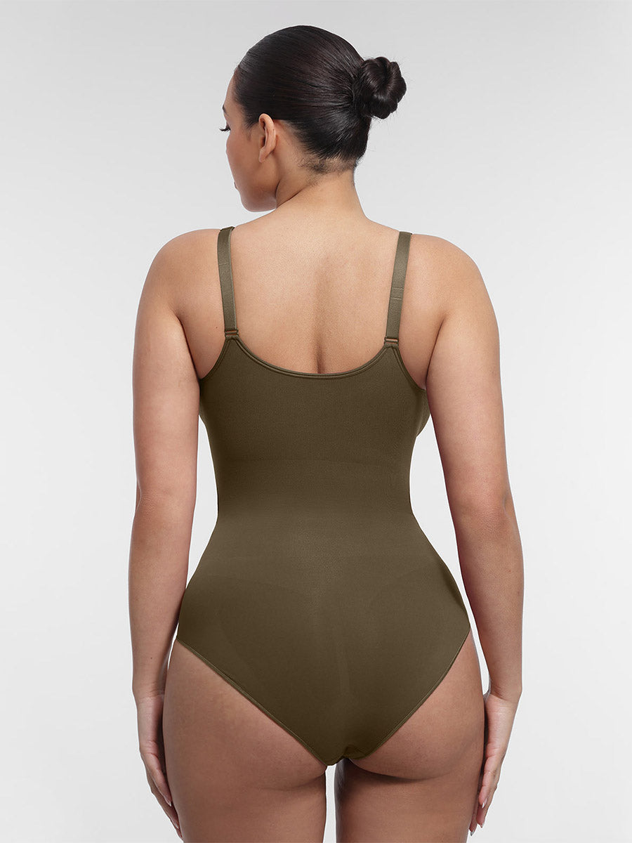  Seamless Chest Support Waist Control Shapewear Bodysuit