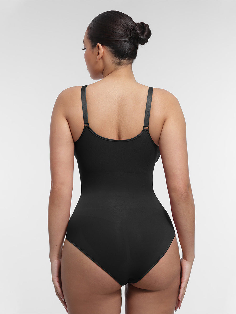  Seamless Chest Support Waist Control Shapewear Bodysuit