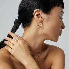 Chunky Hoop Statement Earrings