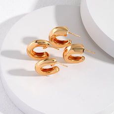 Chunky Hoop Statement Earrings