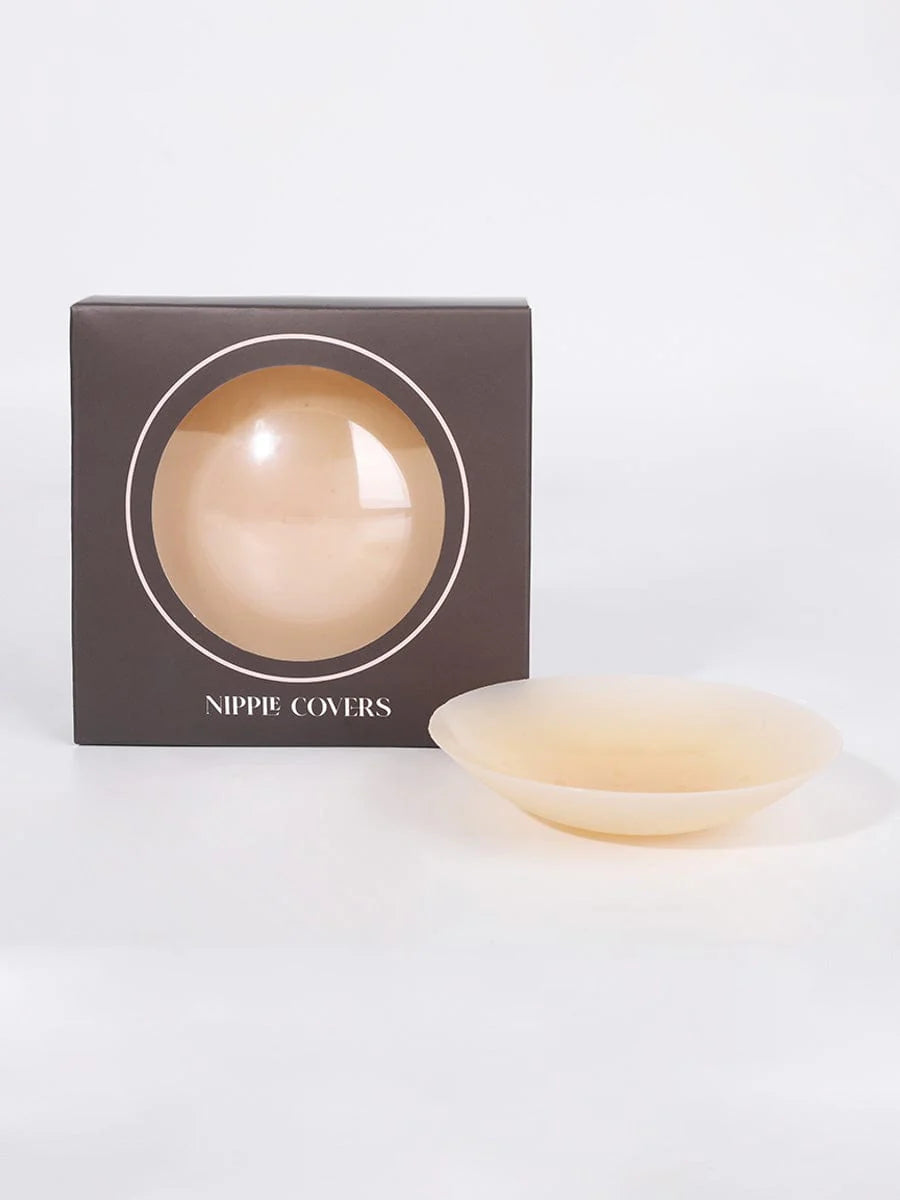  No-Show Adhesive Reusable Nipple Covers for Strapless Dress