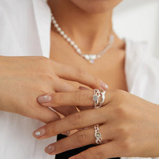 Minimalist Grey Moonstone Ring