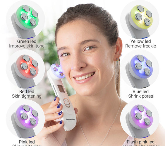 Facial Massager with Radiofrequency, Phototherapy and Electrostimulation Wace