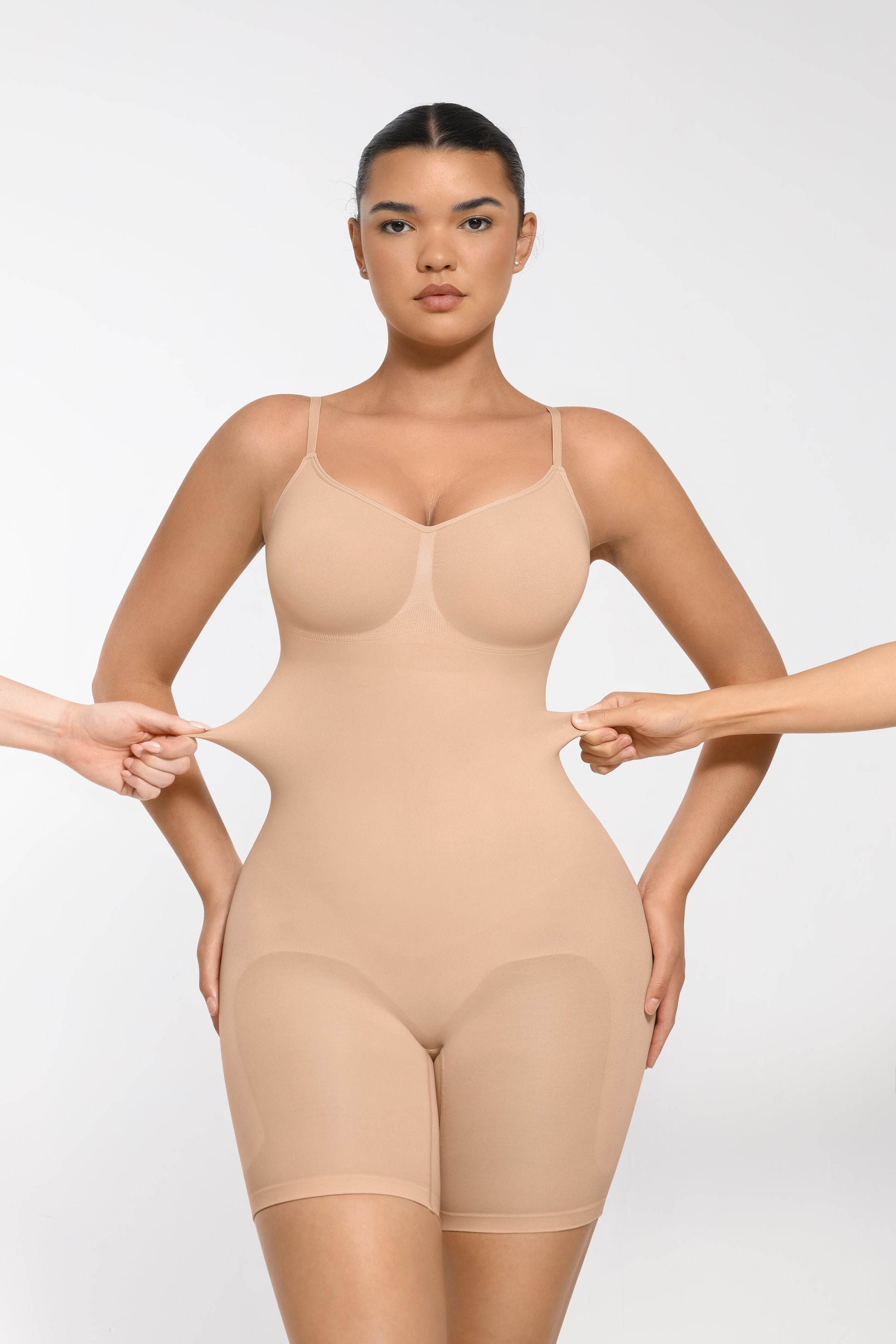 Wholesale Seamless Sculpt Mid-Thigh Butt Lifter Full Body Shaper